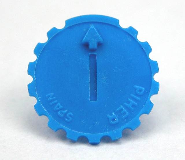 Rändelscheibe für PT15.. trimmers - blau