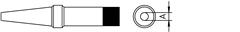 Soldertip TCP round ø2,4mm 370°C