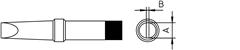 Soldertip TCP screwdriver short 0,8/2,4mm 425°C
