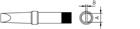 Soldertip TCP screwdriver slim 0,7/1,6mm 310°C
