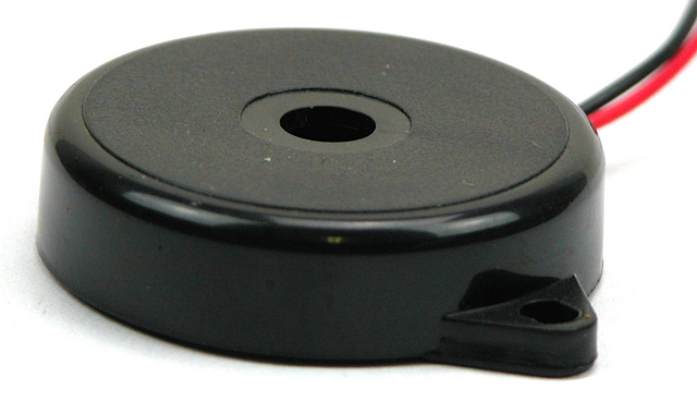 Piezo element 1,1kHz 30Vpp 85dB ø34,5x9,0mm met draad