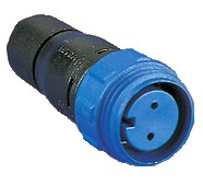 Female steker voor flexibele kabel (ø4,5-5mm) 5A/125Vac/dc - 6-polig