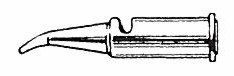 Stift voor Pyropen (Piezo) - Conisch gebogen