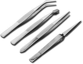 Set of 4 tweezers - 120mm