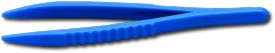 Plastic tweezer antistatic acid-resistant - 125mm