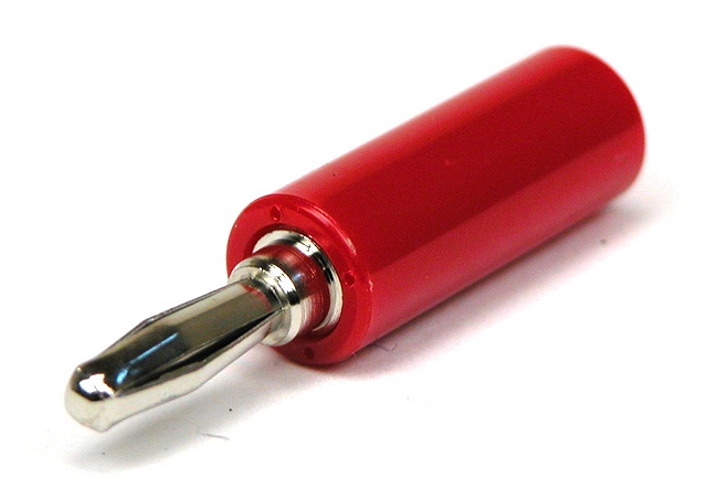 Laborstecker ø4mm - rot