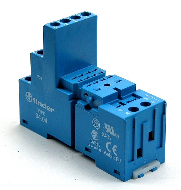 DINrail relaisvoet voor 5532../5534.. serie