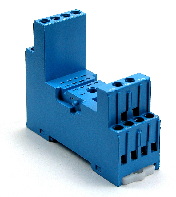 DIN-rail relaisvoet voor 5532../5534.. serie schroef