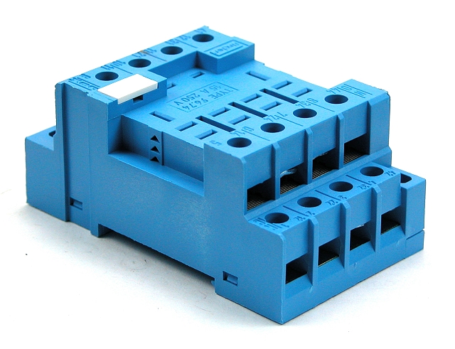DIN-rail relaisvoet voor 5634.. serie