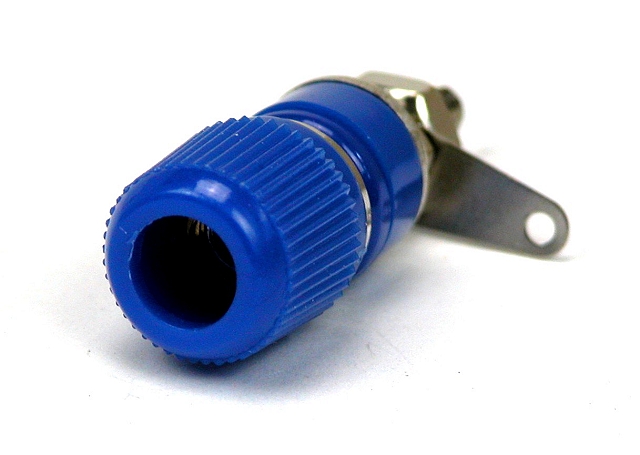 Labory socket panelmount ø4mm - blue