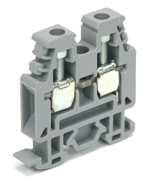 Mini Terminal block 4mm² - grey