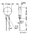 Heissleiter 1E / 5,1W ø21mm