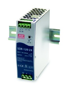 Geschakelde voeding 120W 12V/10A DIN-rail