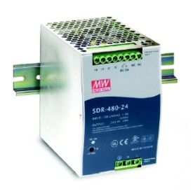 Geschakelde voeding 480W 24V/20A DIN-rail