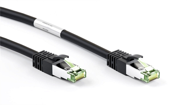 Cat8.1 Patchkabel SFTP - LSZH - schwarz - 25m