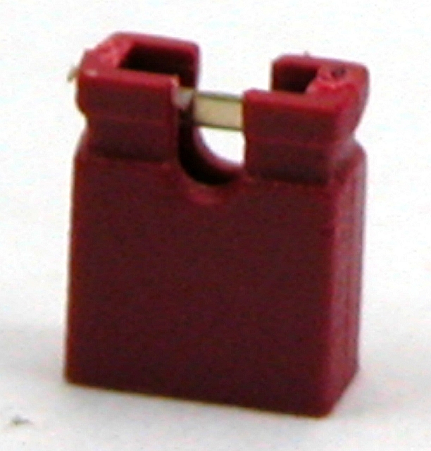 Jumper open-versie 2,54mm - rood