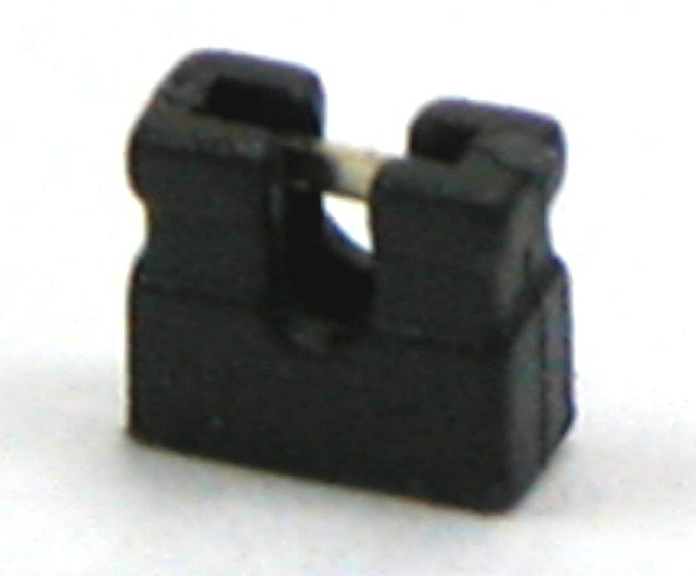 Jumper open 2,00mm black