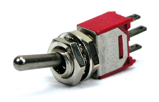 Sub-Miniatur Kippschalter, 1-polig ein-ein