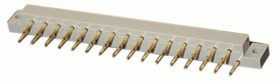 DIN41617 31-pole male angled PCB straight