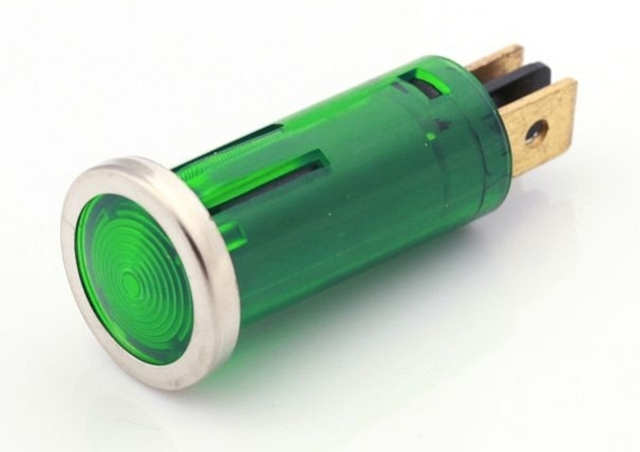 Control light 12Vdc - green