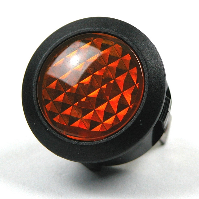 Indicator light ø23,3mm 230Vac - yellow