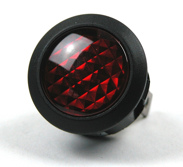 Indicator light ø23,3mm 12Vdc - red