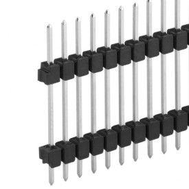 Pinheader 1x16-polig sandwich 14,6mm e=2,54 vertind