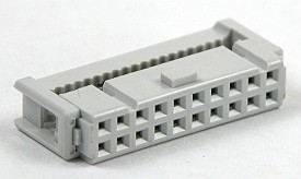 Pfostenverbinder IDC 2,54mm ohne zugentlastung 20-polig