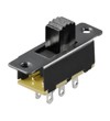 Schuifschakelaar 36/24mm 250Vdc/3,0A - 2x wissel - zolang de voorraad strekt