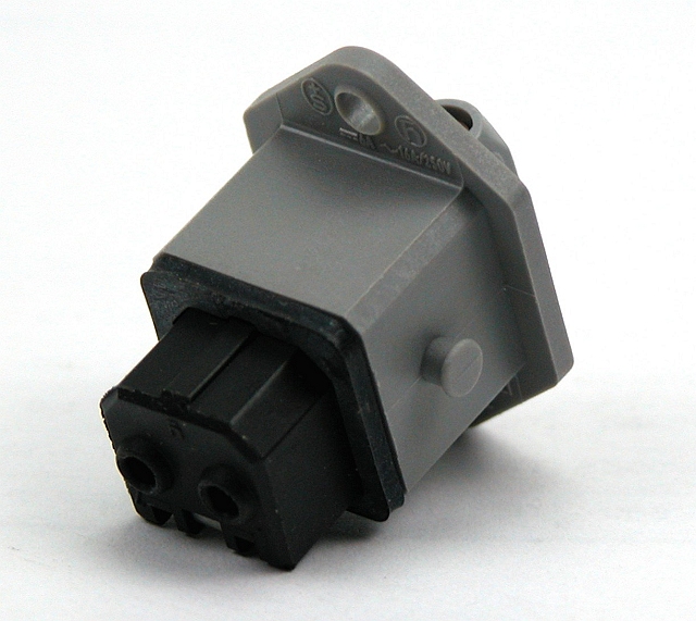 Power connector 2-p female buchse 16Aac/10Adc