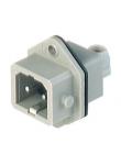 Power connector 2-polig male chassis 16Aac/10Adc