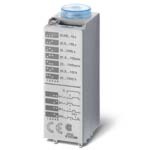 Miniatuur tijdrelais 2xWissel 10A 12Vac/dc (0,05s - 10h)