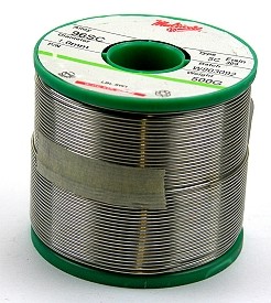 Solder wire leadfree 500gr - 1,0mm (SnCuAG)