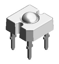 LED TELUX 7,62mm 565nm 900mcd 45° green