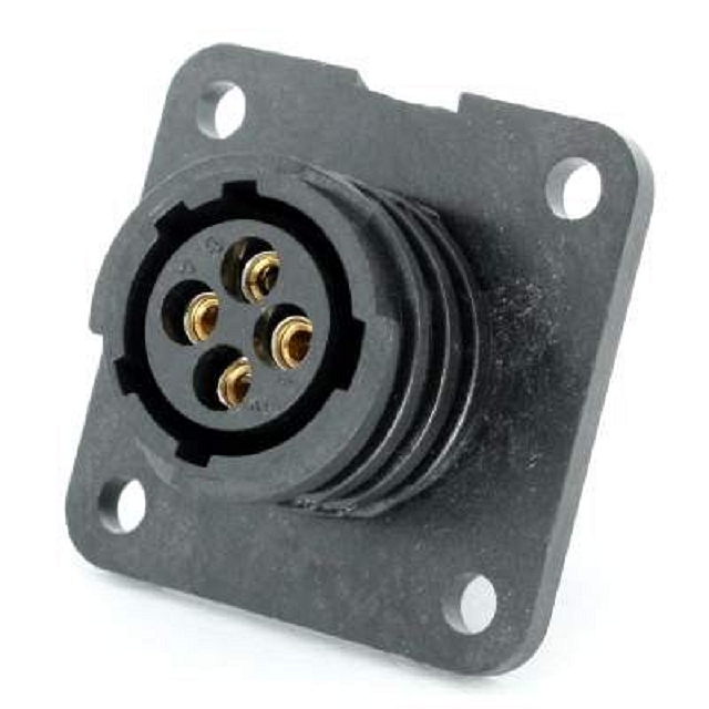 TT Panel mounted receptacle female 4p - Size 11 - IP-65