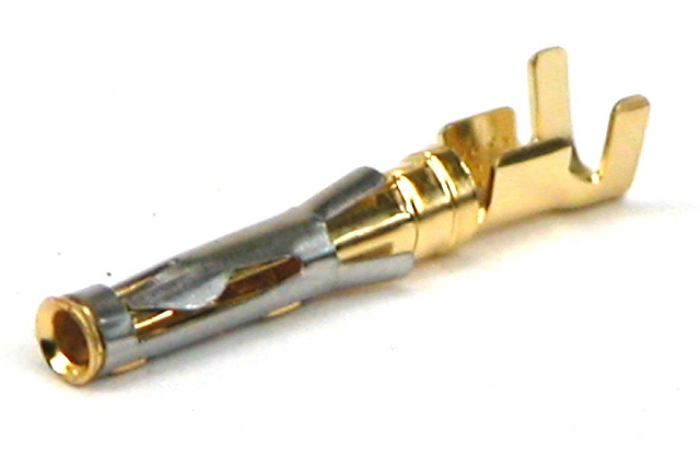 Krimpcontact female 0,25-0,5mm² gold AWG24-26 - uitlopend