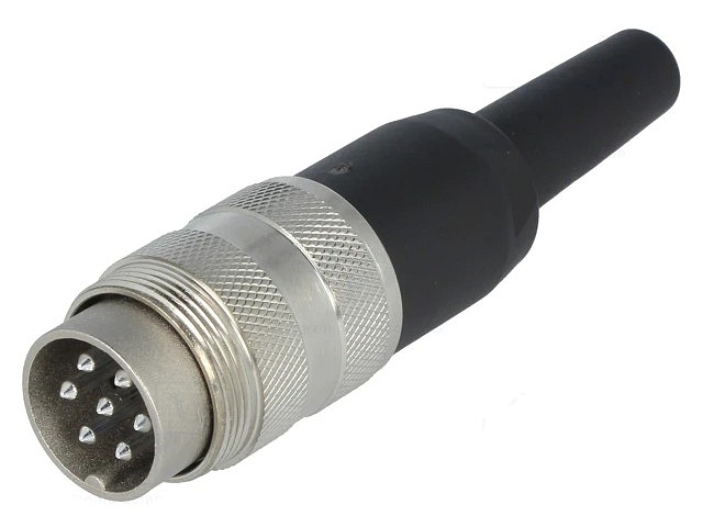 DIN-stecker rund 7-polig schraubversion