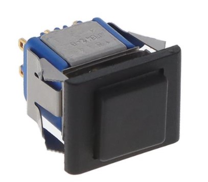 Bezel 18000-serie snap-action - zwart - uitlopend