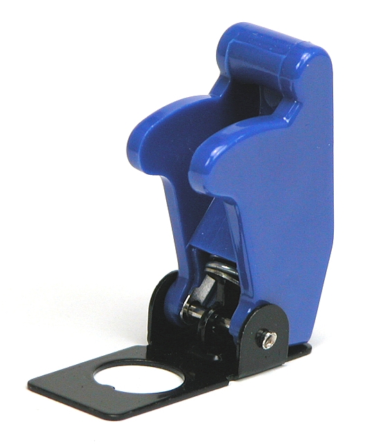Switchguard voor 11,9mm schakelaars - blauw