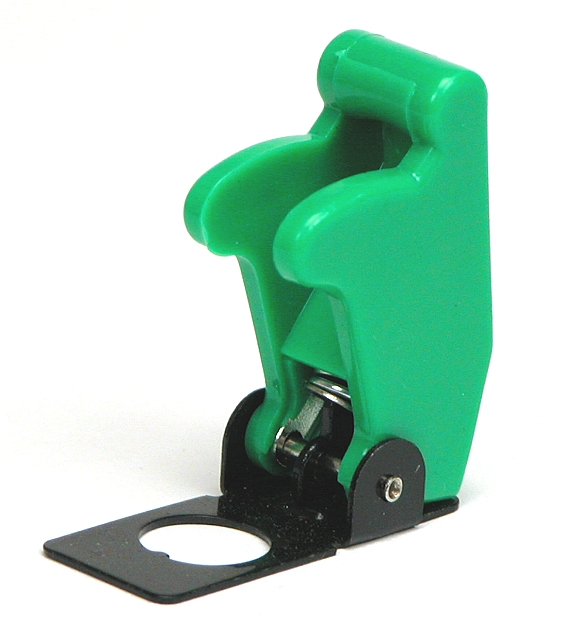 Switchguard voor 11,9mm schakelaars - groen