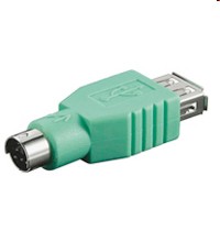 Adapter USB A female <-> PS2 male