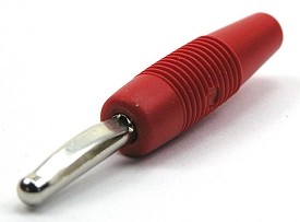 Laborstecker ø4mm - rot