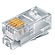 RJ-10 Modular plug for round cable - litze wire