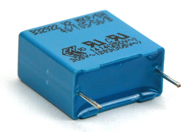 X2 Capacitor 220nF/275V pitch=15mm