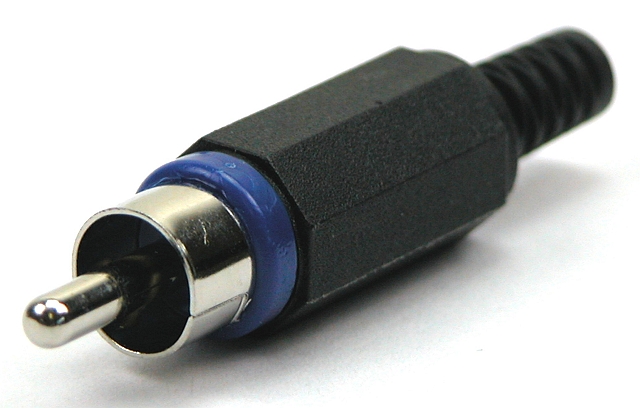 RCA plug - blue