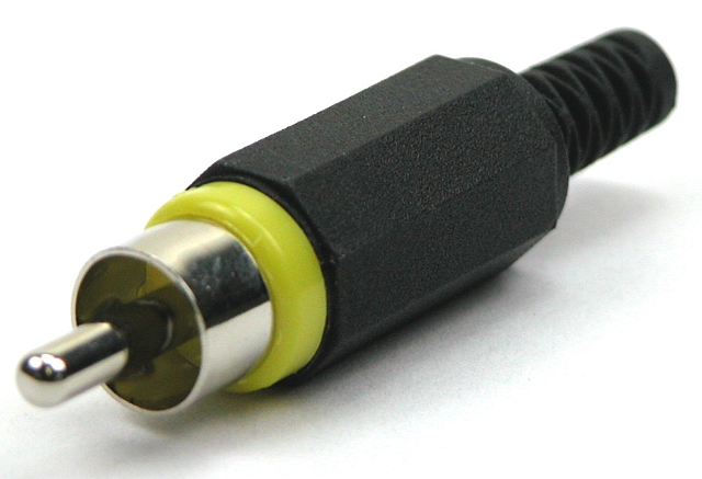 RCA plug - yellow