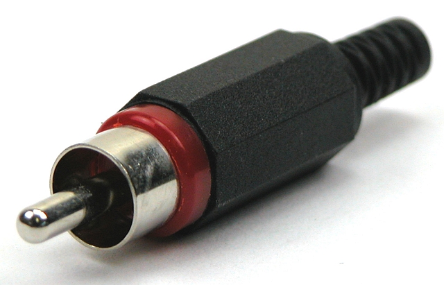 RCA plug - red