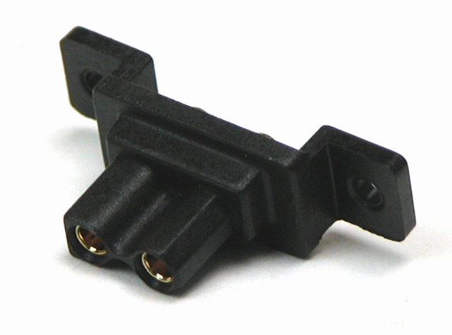 Powerbuchse 2-polig 15A - 500Vdc