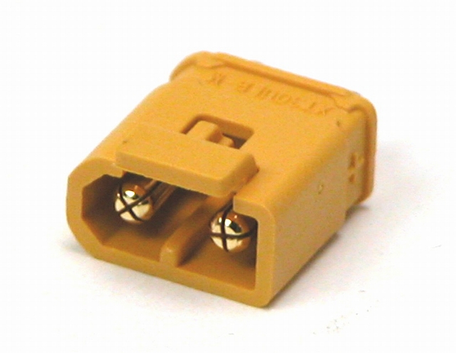 Voedingsconnector 2-polig Male 15A - 500Vdc
