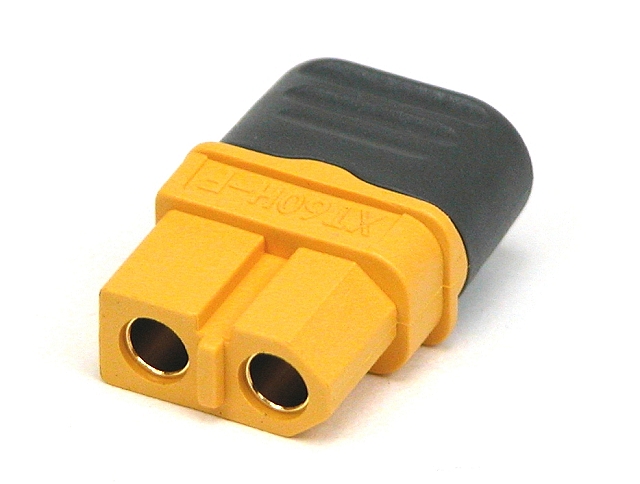 Voedingsconnector 2-polig Female 30A - 500Vdc met kap